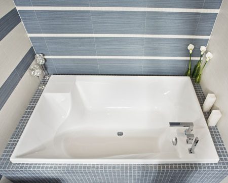 example of a corner bath