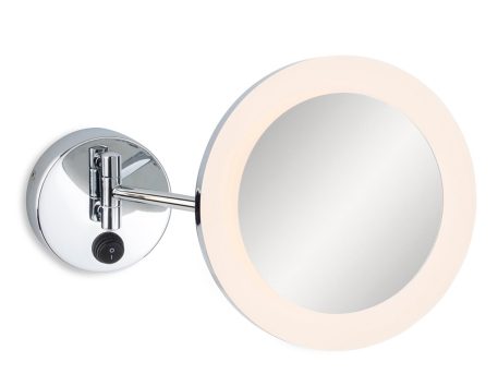 Firstlight 2864CH Lily LED Magnifying Mirror Wall Light In Chrome Finish IP44
