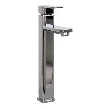 Bathroom Tall Tap in Chrome over Brass 31cm Mixer High Quality Counter Mounted Tap