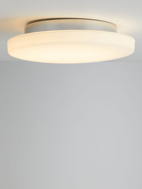 John Lewis Moonbeam LED Flush Bathroom Ceiling Light, White