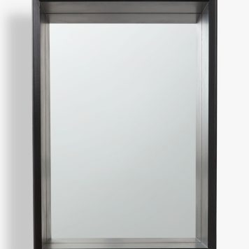 John Lewis Wood Framed Bathroom Storage Mirror