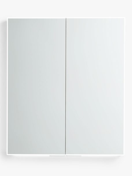 John Lewis Aspect Double Mirrored and Illuminated Bathroom Cabinet