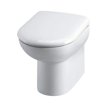 Balterley D Shape Back To Wall Pan and Soft Close Toilet Seat