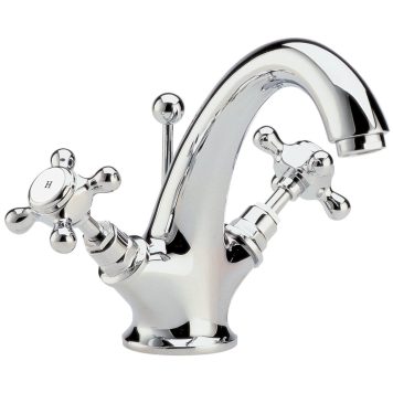 Balterley Hex Crosshead Basin Tap With Waste
