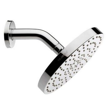 Bathstore Airdrop 180mm Fixed Shower Head (with angled wall arm)