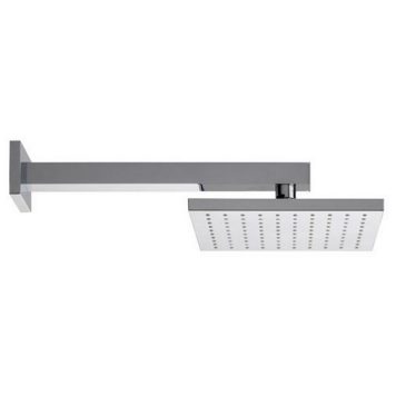 Bathstore Fresh Square Fixed Shower Head (with angled wall arm)