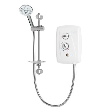 T80 Easi-Fit+ 9.5kW Electric Shower - White