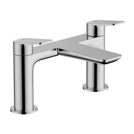 Bathstore Aero Deck Mounted Bath Filler Tap Chrome