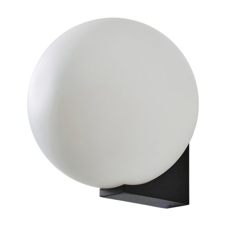 Bola 1 Light Bathroom Wall Light - Black