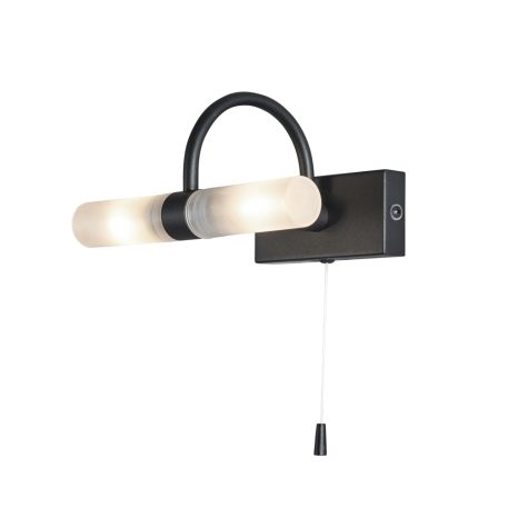 Crista Bathroom Wall Light - Black