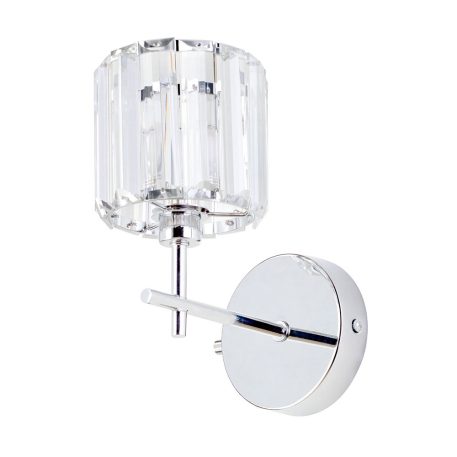 Skydda 1 Light Bathroom Wall Light - Chrome