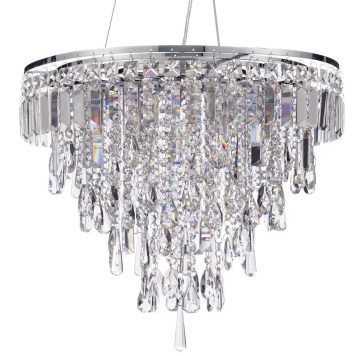 Spa Pro - Brona 6 Light Bathroom Ceiling Pendant - Chrome