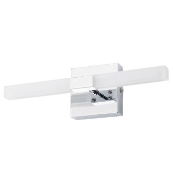 Reno Twin Rectangular LED Bathroom Wall Light - Chrome