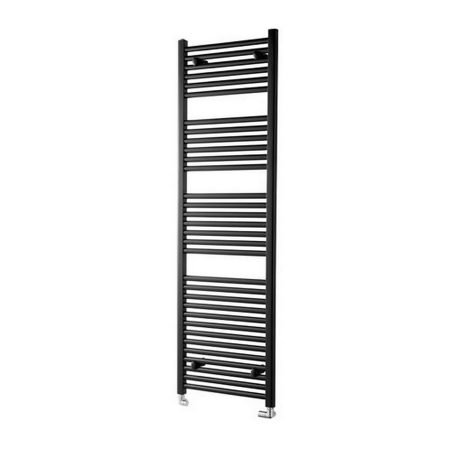 Bathstore Pisa Black Flat Towel Radiator 1600 x 600