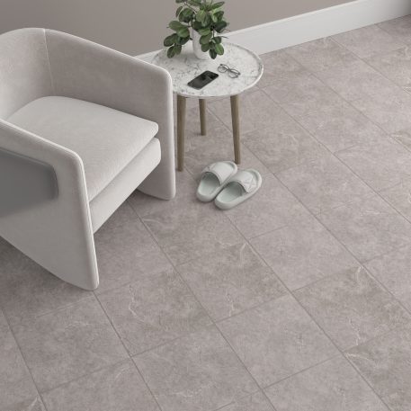 Cuba Light Grey Ceramic Wall & Floor Tile 330 x 330mm (Sample Only)