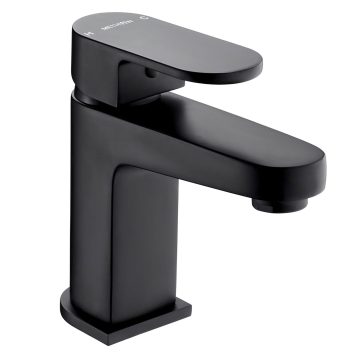 Albany Mono Basin Tap with Waste - Black