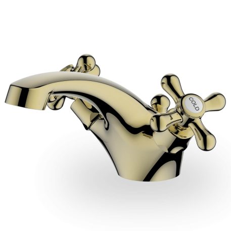 Gordale Mono Basin Mixer Tap - Gold