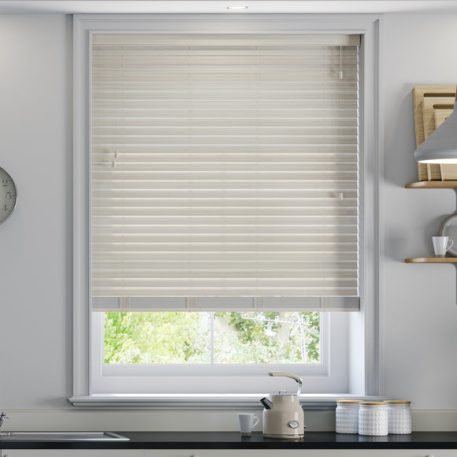 50mm Slats Limed White Venetian Blind