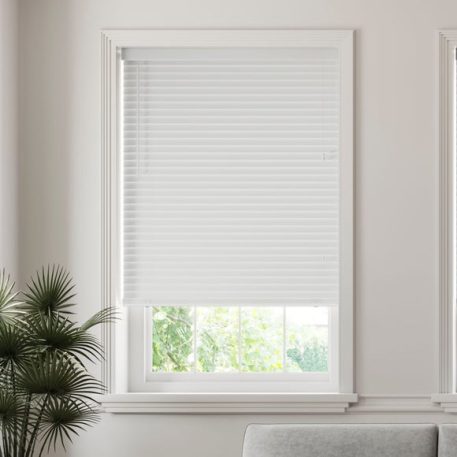 50mm Slats Room Darkening White Venetian Blind