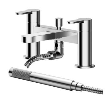 Arvan Deck Mounted Bath Shower Mixer Tap with Kit