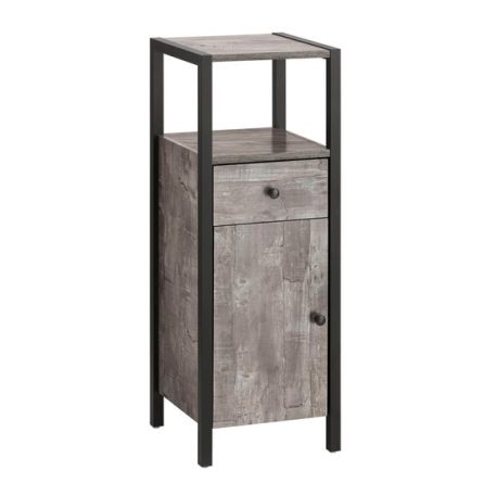 Colton Single Bathroom Cabinet, Concrete Effect