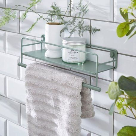 Essentials Towel Rail with Shelf