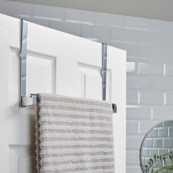 Modern Luxe Square Overdoor Towel Rail