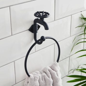 Vintage Tap Towel Ring