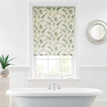 Voyager Green Leaf Moisture Resistant Daylight Roller Blind