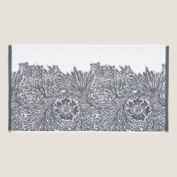 William Morris At Home Pure Cotton Marigold Bathmat - Grey Mix, Grey Mix