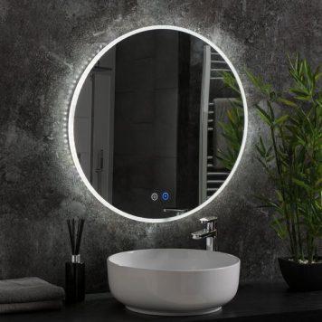 Alaska Round LED Wall Mirror