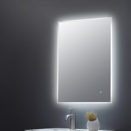 Ambient Rectangle Touch LED Full Border Wall Mirror