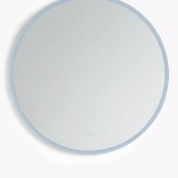 John Lewis Aura Wall Mounted Illuminated Bathroom Mirror, Round