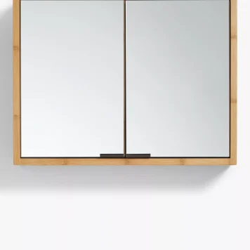 John Lewis Chevron Double Mirrored Bathroom Cabinet