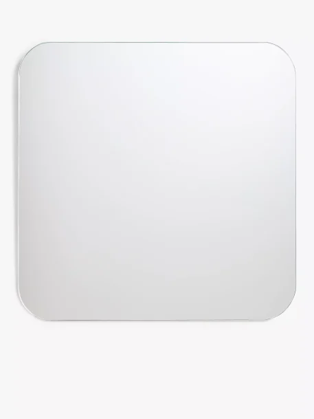 John Lewis Curve Bathroom Mirror, Square