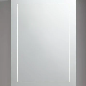 John Lewis Enclose Single Mirrored and Illuminated Bathroom Cabinet