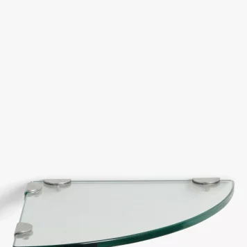 John Lewis Glass Corner Shelf