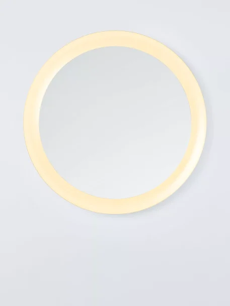 John Lewis Illuminated Round Bathroom Tray Mirror