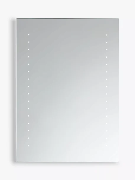 John Lewis Pixel Wall Mounted Illuminated Bathroom Mirror, Medium