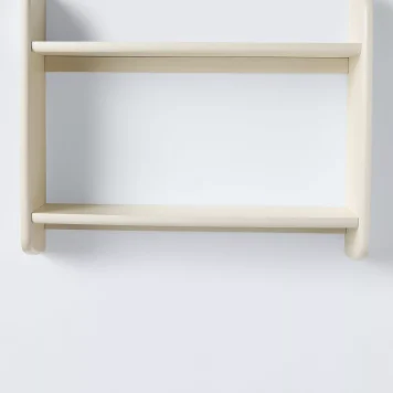 John Lewis Skim Double Wall Shelf, Natural