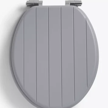 John Lewis Slatted Easy-Fix Toilet Seat, FSC-Certified (MDF)