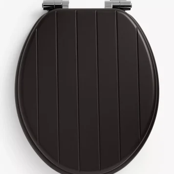 John Lewis Slatted Easy-Fix Toilet Seat, FSC-Certified (MDF)