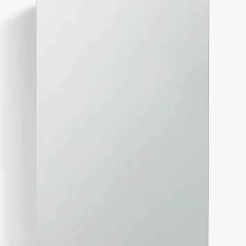 John Lewis White Gloss Single Mirrored Bathroom Cabinet