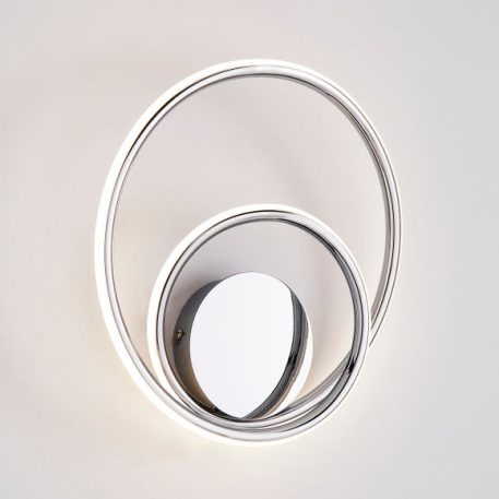 Langdon Chrome Integrated LED Bathroom Wall Light