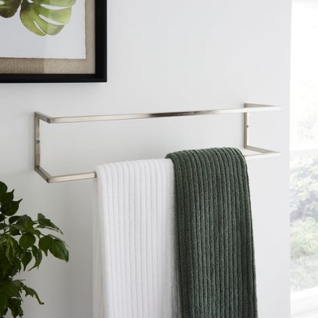 London Towel Rail Brushed Chrome