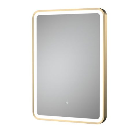 Rectangle Touch LED Framed Wall Mirror