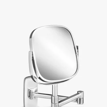 Robert Welch Bathroom Burford Extendable Magnifying Wall Mirror