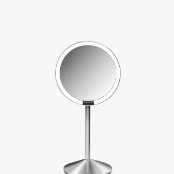 simplehuman Mini Sensor Beauty Travel Magnifying Pedestal Mirror