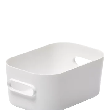 SmartStore Compact Storage Bin, White, XS