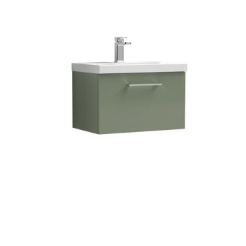 Arno Wall Mounted 1 Drawer Vanity Unit with Basin